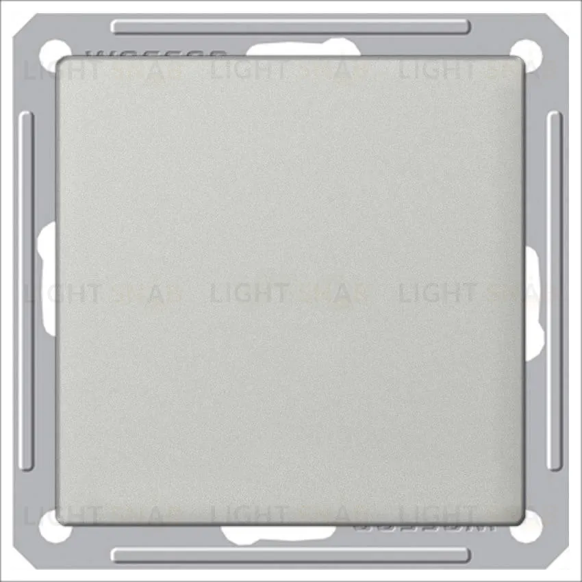 Выключатель одноклавишный перекрестный Schneider Electric W59 (вкл/выкл с 3-х мест) 16А/250В матовый хром VS716-158-5-86 VS716-158-5-86