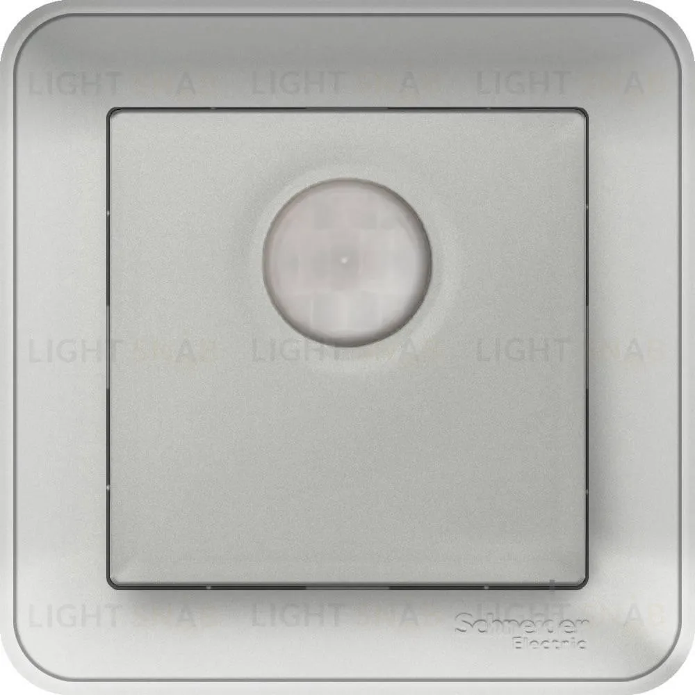 Датчик движения Schneider Electric W59 40-350 Вт без нейтрального проводника в сборе с рамкой, матовый хром DDS-152-58 DDS-152-58