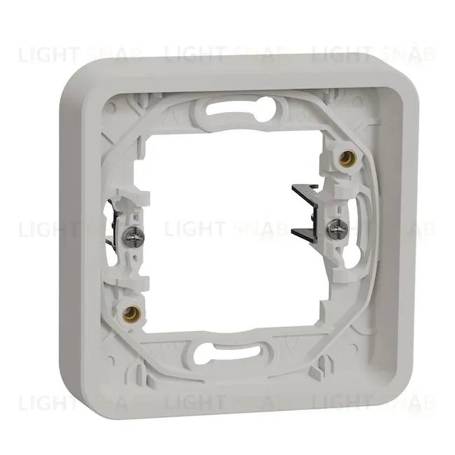 Рамка одинарная для скрытого монтажа с винтами Schneider Electric Mureva Styl, IP55, белый MUR39108 MUR39108