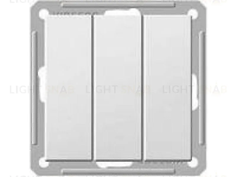 Выключатель трехклавишный Schneider Electric W59 16А/250В белый VS0516-351-1-86 VS0516-351-1-86