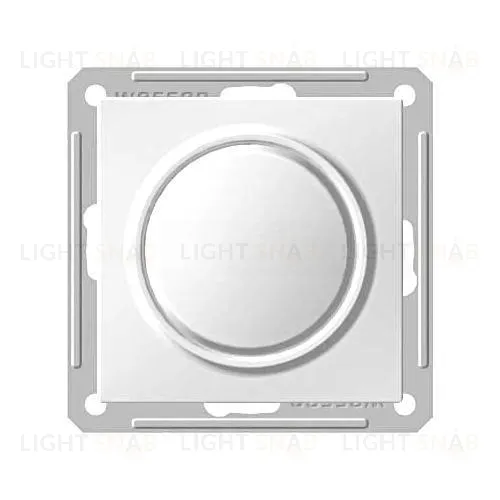 Светорегулятор поворотно-нажимной Schneider Electric W59 600 Вт, 230 В для галог. ламп и накаливан., белый SR-5S2-1-86 SR-5S2-1-86