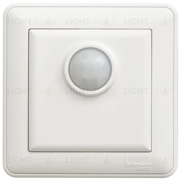 Датчик движения Schneider Electric W59 40-350 Вт без нейтрального проводника в сборе с рамкой, белый DDS-152-18 DDS-152-18