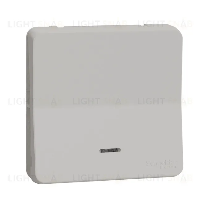 Выключатель-переключатель одноклавишный с подсветкой Schneider Electric Mureva Styl 10 AX, IP55, белый MUR39024 MUR39024