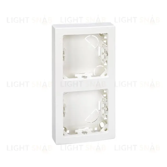 Рамка двойная для вертикальной установки Simon 73 Loft, белый 73621-60 73621-60