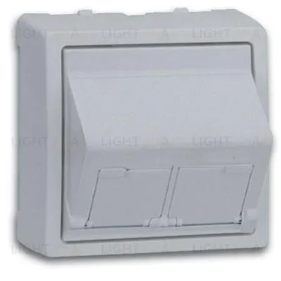 Розетка интернет двойная Simon 73 Loft RJ45 5 кат., алюминий 75001-39+75001-39+75540-39+75540-39+73086-63 75001-39 + 75540-39 + 73086-63