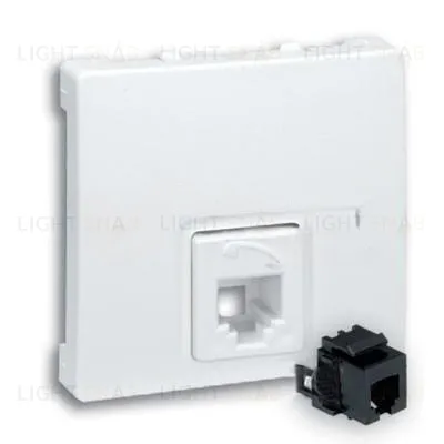 Розетка телефонная Simon 73 Loft RJ11, белый 73480-60 73480-60