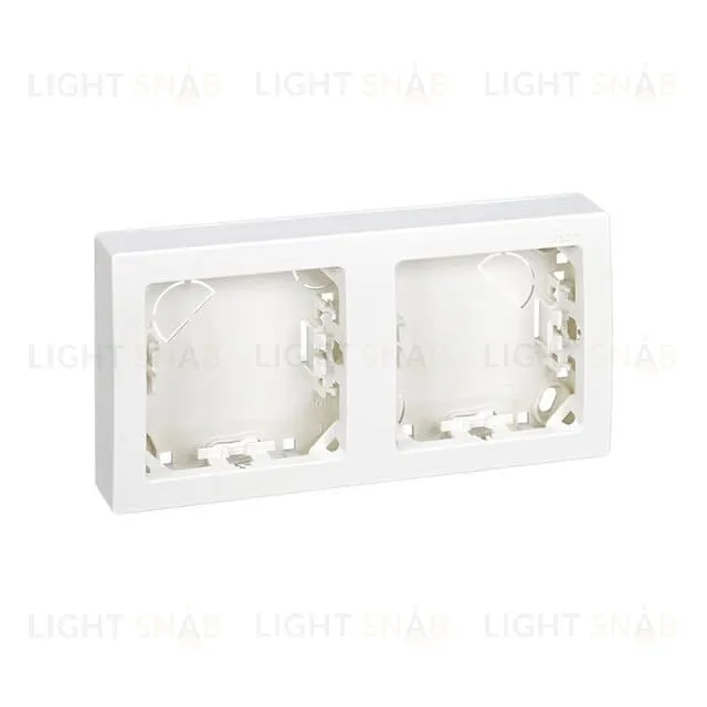 Рамка двойная для горизонтальной установки Simon 73 Loft, белый 73620-60 73620-60