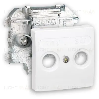 Розетка R-TV-SAT оконечная Simon 73 Loft белый 73488-69+73097-60 73488-69 + 73097-60