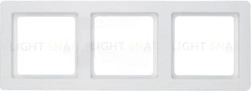 Рамка тройная Berker Q.1 полярная белизна с эффектом бархата 10136089 10136089