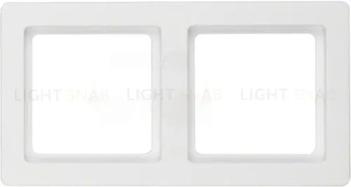 Рамка двойная Berker Q.1 полярная белизна с эффектом бархата 10126089 10126089