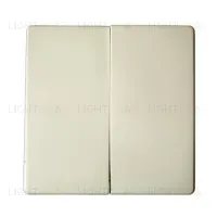 Двухклавишный выключатель Simon 82 (слоновая кость) 75398-39+82026-31 75398-39 + 82026-31