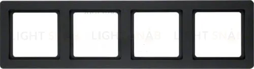 Рамка четверная Berker Q.1 антрацит с эффектом бархата 10146086 10146086