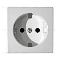 Розетка с заземлением и винтовым зажимом Simon 82 (белый) 75432-39+82041-30 75432-39 + 82041-30