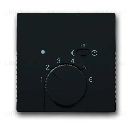 Терморегулятор для теплого пола ABB Dynasty c датчиком пола (антрацит) 2CKA001032A0498+2CKA001710A3630 2CKA001032A0498 + 2CKA001710A3630