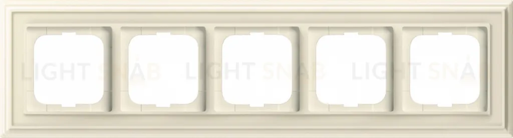 Рамка ABB Dynasty пятиместная (слоновая кость) 2CKA001754A4604 2CKA001754A4604