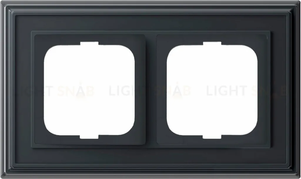 Рамка ABB Dynasty двухместная (антрацит) 2CKA001754A4606 2CKA001754A4606