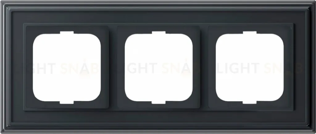 Рамка ABB Dynasty трехместная (антрацит) 2CKA001754A4607 2CKA001754A4607