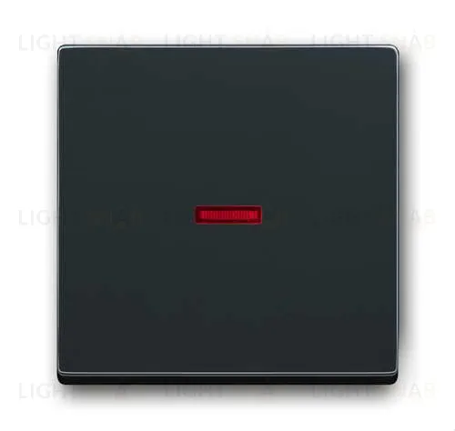 Переключатель одноклавишный с подсветкой ABB Dynasty (антрацит) 2CKA001012A2194+2CKA001751A2928 2CKA001012A2194 + 2CKA001751A2928