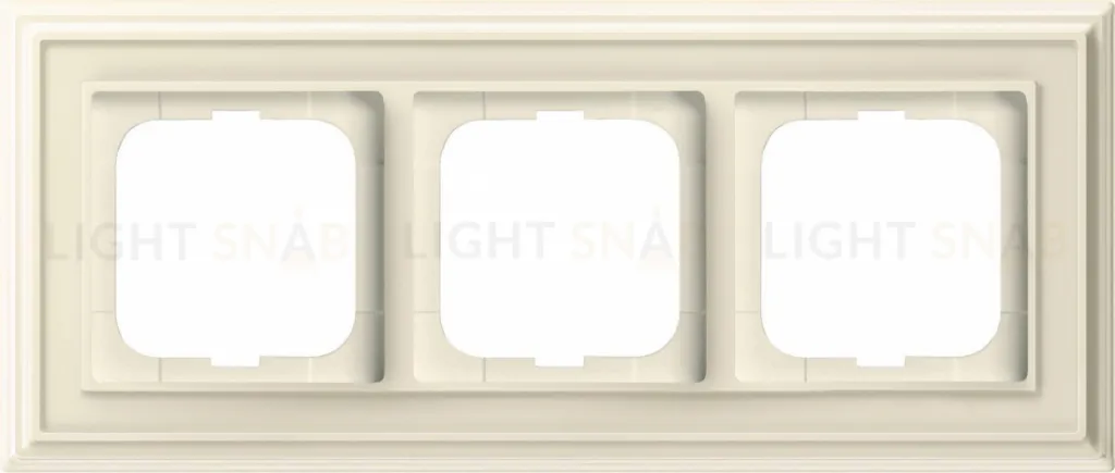 Рамка ABB Dynasty трехместная (слоновая кость) 2CKA001754A4602 2CKA001754A4602