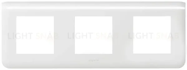 Рамка горизонтальная Legrand Mosaic на 3 поста, белая 78806+80251+80251+80251 78806 + 80251