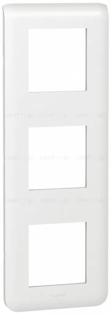 Рамка вертикальная Legrand Mosaic на 3 поста, белая 78823+80251+80251+80251 78823 + 80251