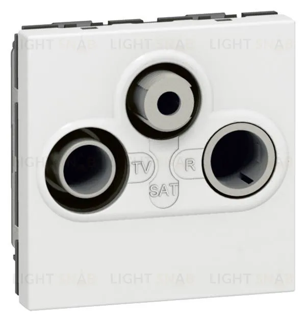 Розетка TV/RD/SAT Legrand Mosaic, алюминий 78786 78786