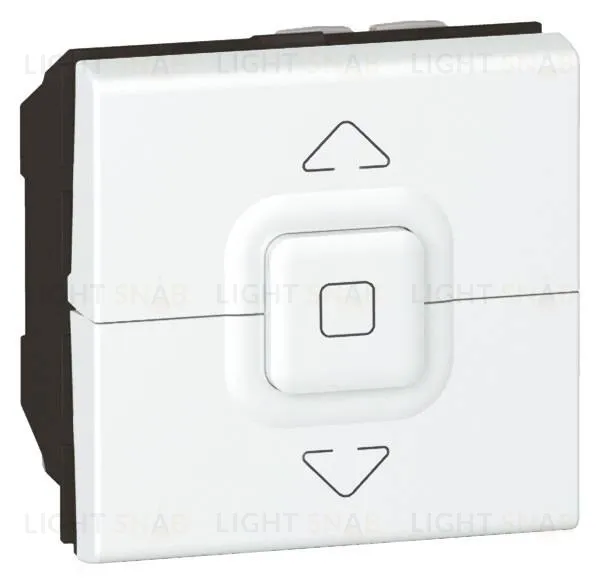 Выключатель Legrand Mosaic для управления жалюзи 2 модуля, белый 77026 77026