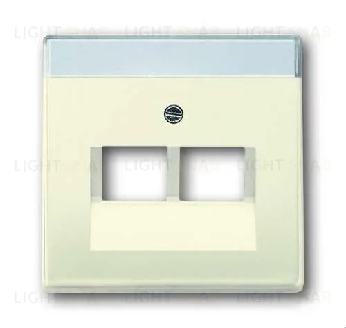 Розетка компьютерная 2 выхода ABB Dynasty RJ-45 кат. 5е (слоновая кость) 2CKA000230A0470+2CKA001710A3146 2CKA000230A0470 + 2CKA001710A3146