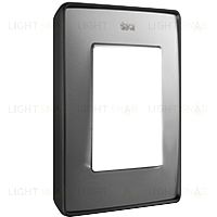 Рамка Simon 82 Detail Цветной Металлизированный, 1 пост (холодный алюминий с основанием графит) 8201610-293 8201610-293