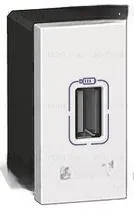 Зарядка USB Legrand Mosaic одинарная (белая) 77591 77591