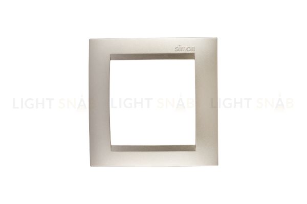 Рамка на 1 пост Simon 15, шампань 1500610-034 1500610-034