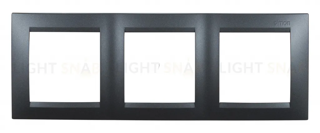 Рамка тройная Simon 15, графит 1500630-038 1500630-038