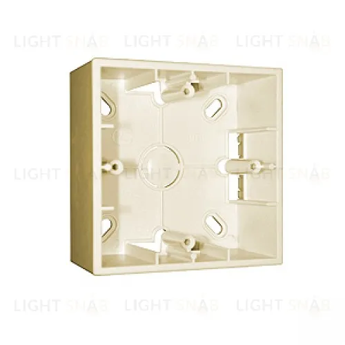 Коробка одинарная для накладного монтажа Simon 15, слоновая кость 1590751-031 1590751-031