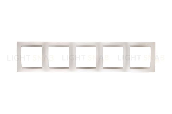 Рамка на 5 постов Simon 15, шампань 1500650-034 1500650-034