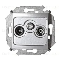 Розетка R-TV-SAT одиночная, винтовой зажим (алюминий) 1591466-033 1591466-033