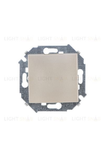 Одноклавишный перекрестный выключатель (с 3-х мест) Simon 15 10А/250В винтовой зажим, шампань 1591251-034 1591251-034