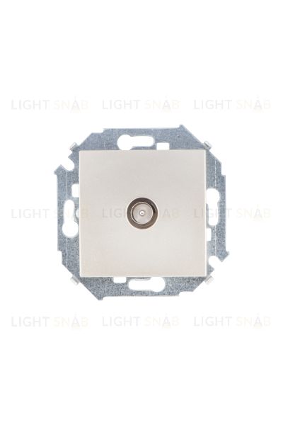 Розетка TV одиночная, винтовой зажим, шампань 1591475-034 1591475-034