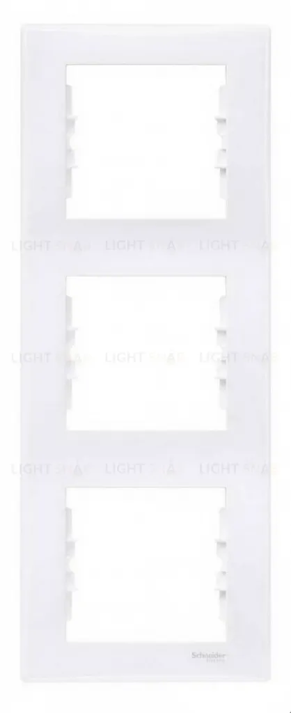 Рамка трехместная вертикальная Schneider Sedna (белый) SDN5801321 SDN5801321