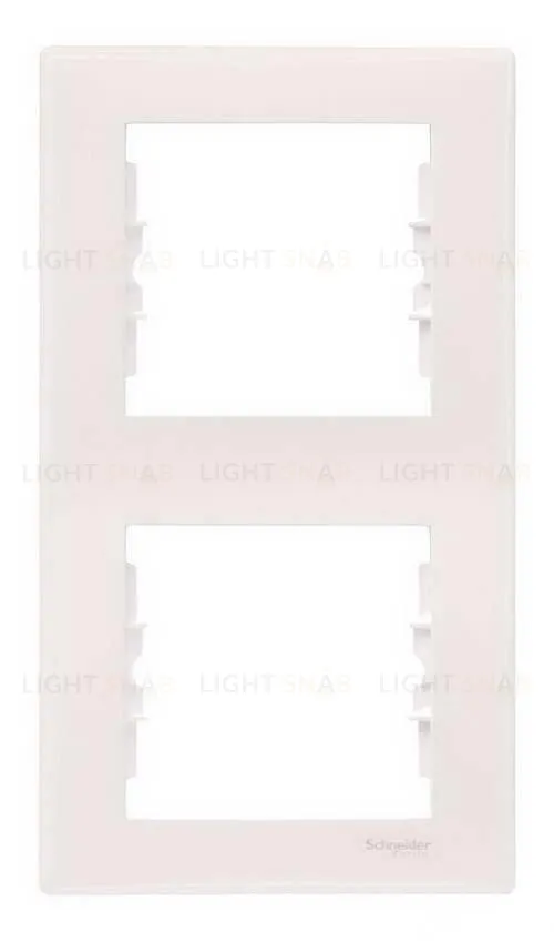 Рамка двухместная вертикальная Schneider Sedna (бежевый) SDN5801147 SDN5801147