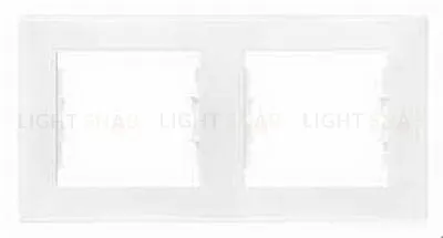 Рамка двухместная горизонтальная Schneider Sedna (белый) SDN5800321 SDN5800321