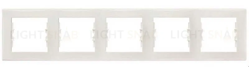 Рамка пятиместная горизонтальная Schneider Sedna (бежевый) SDN5800947 SDN5800947