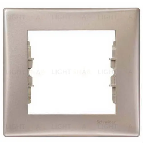 Рамка одноместная Schneider Sedna (Титан) SDN5800168 SDN5800168