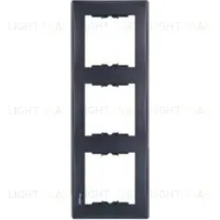 Рамка трехместная для вертикальной установки Schneider Sedna (графит) SDN5801370 SDN5801370