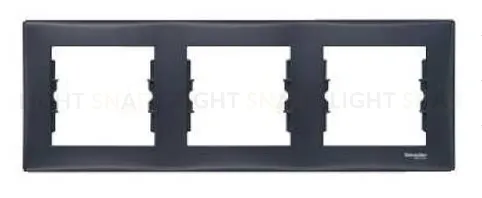 Рамка трехместная для горизонтальной установки Schneider Sedna (графит) SDN5800570 SDN5800570
