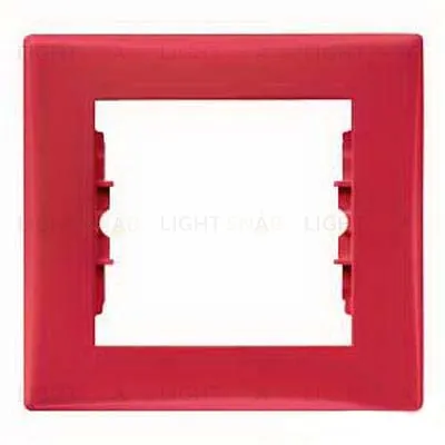 Рамка одноместная Schneider Sedna (красный) SDN5800141 SDN5800141