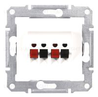 Акустическая розетка двойная Schneider Electric Sedna, белый SDN5400121 SDN5400121