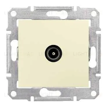Телевизионная розетка проходная Schneider Electric Sedna, 4 dB, бежевый SDN3201847 SDN3201847