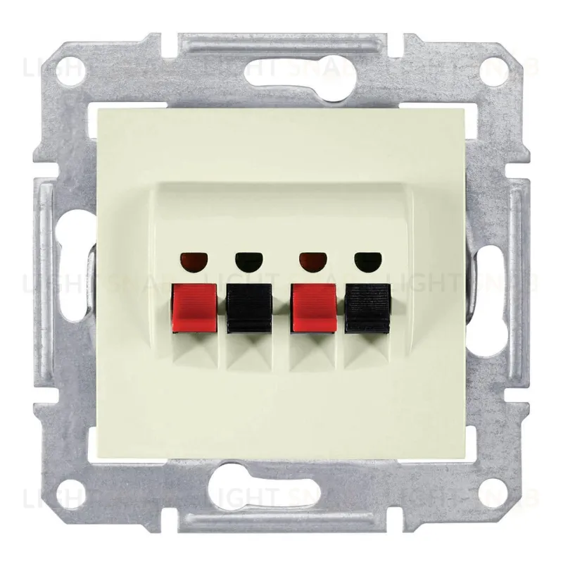 Акустическая розетка двойная Schneider Electric Sedna, бежевый SDN5400147 SDN5400147