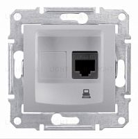 Компьютерная розетка Schneider Electric Sedna (RJ45) 5e, экранированная, алюминий SDN4500160 SDN4500160
