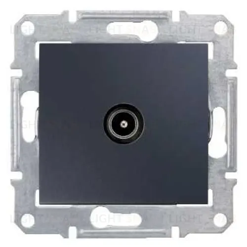 Телевизионная розетка оконечная Schneider Electric Sedna, 1 dB, графит SDN3201670 SDN3201670